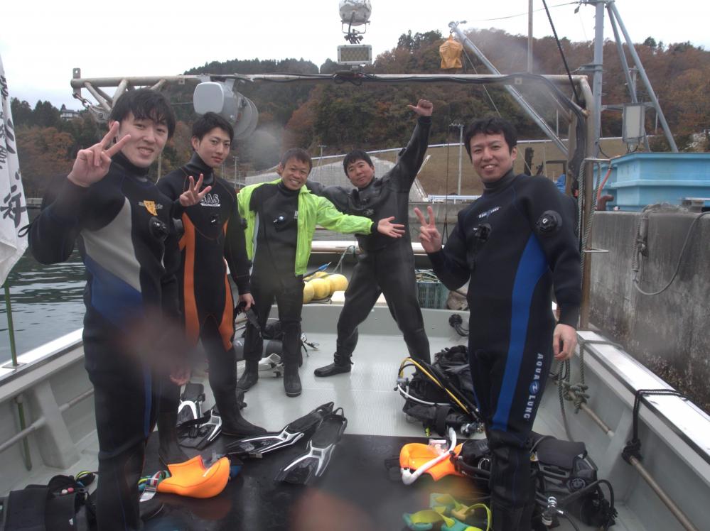 【東北/竹浦】 2019.11.23竹浦ダイビング＆鮭ツアーへ
